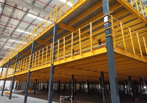 Plataforma Mezanino de Aço Estrutural
