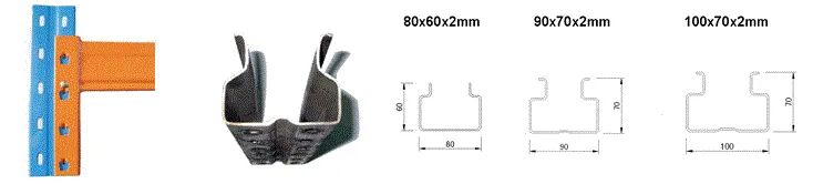 estante de paletes dexion post-1
