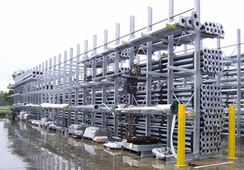 estantes cantilever galvanizadas