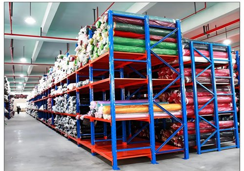 prateleiras industriais têxteis