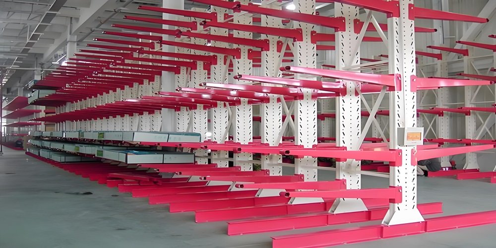 prateleira cantilever