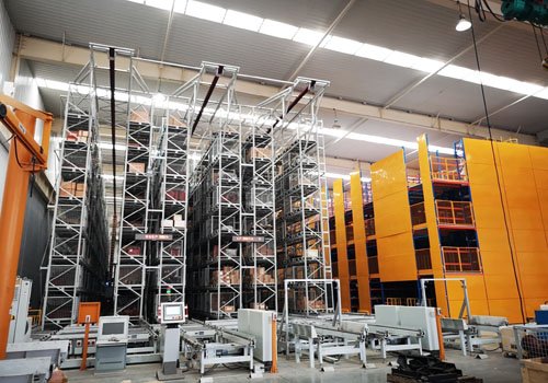 Sistemas ASRS de paletes para armazenamento de alta densidade