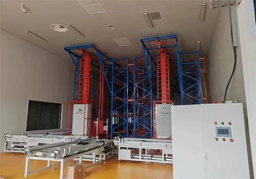 Sistema automatizado de armazenamento e recuperação de 5 a 10 metros